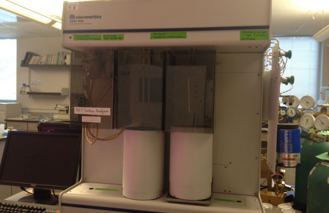 Micromeritics BET Surface Area and Porosity Analyzer